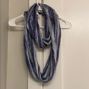 Blue and Purple Infinity Scarf